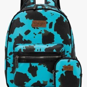 Wrangler Artistic Blue and Black Backpack
